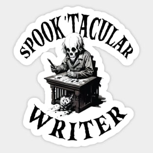 Spooktacular writer Sticker